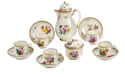 A Viennese Coffee Service, - Glass and Porcelain