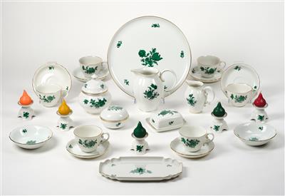 Elements of a Coffee Service, Augarten - Glass and Porcelain