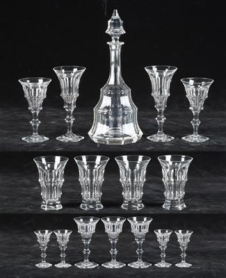 Moser-Gläser aus der Serie "Diplomat", - Glas und Porzellan