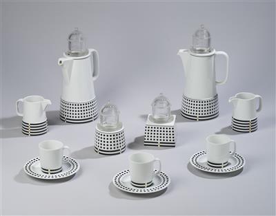 ALDO ROSSI FORM: IL FARO DEKOR DORICO, Kaffeeservice, - Glass and Porcelain Christmas Auction