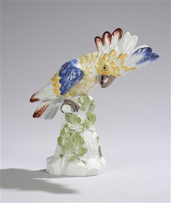 Kakadu, Meißen, - Glass and Porcelain Christmas Auction