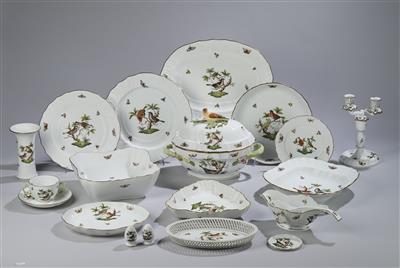 Speiseservice, Herend, - Sklo a porcelán