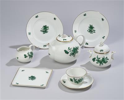Teeservice, Augarten, - Glass and Porcelain Christmas Auction