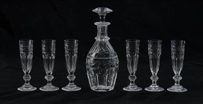 Baccarat-Trinkservice, - Glas & Porzellan