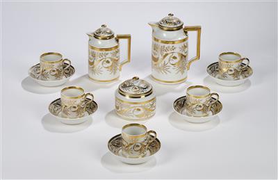 Kaffeeservice, Böhmen, Schlaggenwald, - Glass and Porcelain