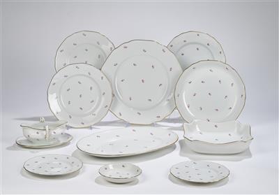 Speiseservice, Augarten Wien um 1950, - Glass and Porcelain