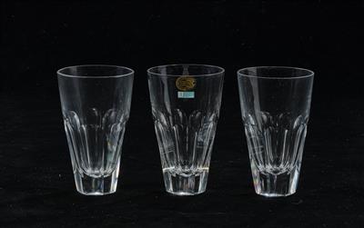 Trinkservice, Riedel Crystal um 1980, Österreich, - Glas & Porzellan