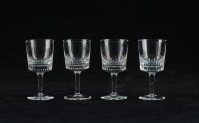 Trinkservice, Salzburger Kristallglas um 1980, 35 Teile - Vetri e porcellane