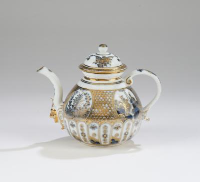 Teekanne mit Deckel, Meißen Marcolinizeit 1774-1780, - WEIHNACHTS-AUKTION Glas & Porzellan