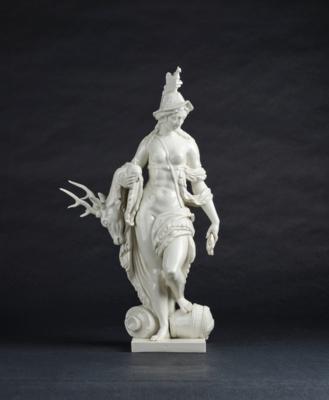 'Tellus Bavarica', sogen. 'Bayerische Diana', Nymphenburg, 20. Jh., - Sklo a porcelán