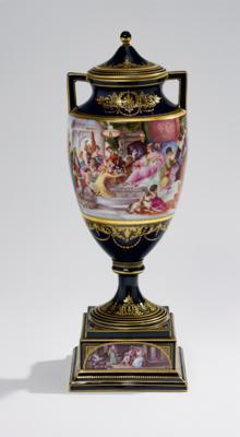 "Venedig huldigt Katharina Cornaro" nach Hans Makart, Salzburg 1840-1884 Wien, - Glass and Porcelain