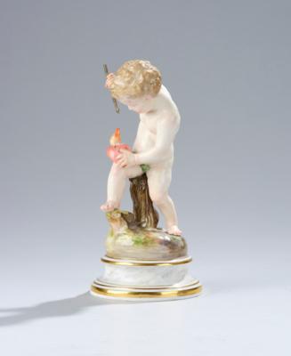 Amor ein Herz zerstechend, Meissen, um 1880/1900, - Glas & Porzellan