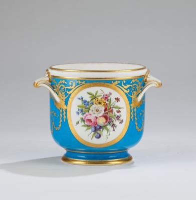 Cache-pot, Sèvres um 1780, - Glass and Porcelain