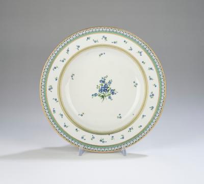 Suppenteller aus dem Service des Grafen Lodron, Kaiserliche Manufaktur Wien, 1797, - Glass and Porcelain