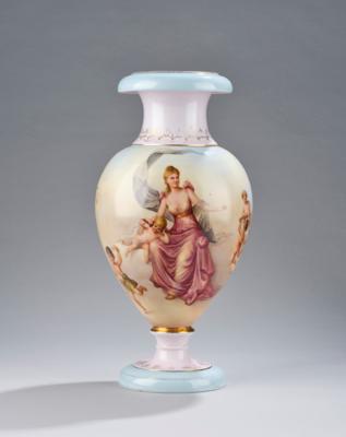 Vase, Böhmen, Ende 19. Jh., - Vetri e porcellane
