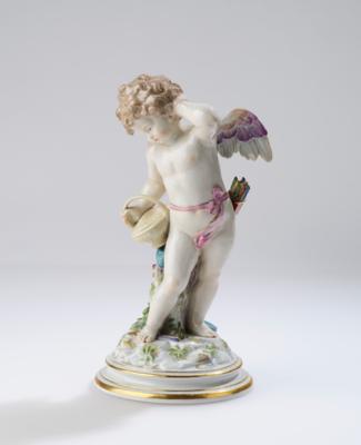 Amor mit Korb, Meissen um 1934-48, - Sklo a porcelán