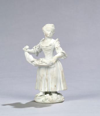 Gärtnermädchen, Meissen um 1780, - Vetri e porcellane