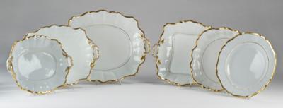 Speiseserviceteile, Kaiserliche Manufaktur, Wien 1846-57, - Glass and Porcelain