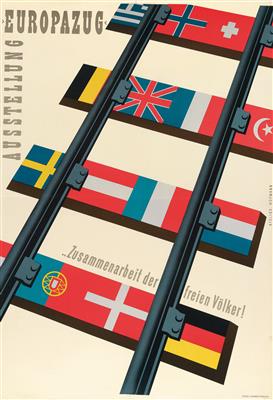 AUSSTELLUNG EUROPAZUG - Plakáty, Komiksy a komiksové umění