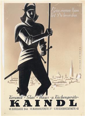 KAINDL - Plakate, Reklame, Comics, Film- und Fotohistorika