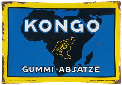 KONGO GUMMI-ABSÄTZE - Posters, Advertising Art, Comics, Film and Photohistory