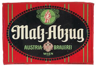 MALZ-ABZUG - AUSTRIA-BRAUEREI - Plakate, Reklame, Comics, Film- und Fotohistorika