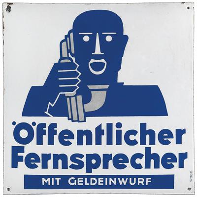 ÖFFENTLICHER FERNSPRECHER - Plakate, Reklame, Comics, Film- und Fotohistorika