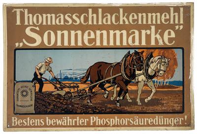 THOMASSCHLACKENMEHL SONNENMARKE - Plakate, Reklame, Comics, Film- und Fotohistorika