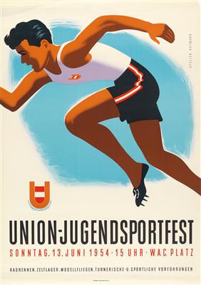 UNION-JUGENDSPORTFEST - Posters, Advertising Art, Comics, Film and Photohistory