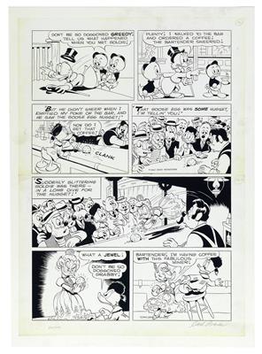 CARL BARKS (1901-2000) "Back to the Klondike" - Plakáty, Komiksy a komiksové umění