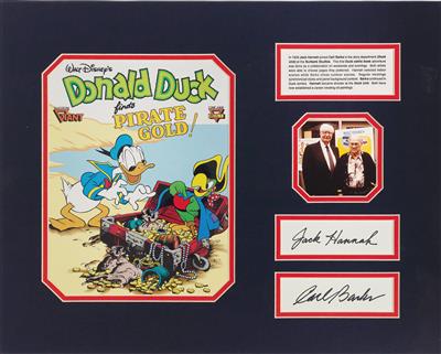 CARL BARKS (1901-2000) / JACK HANNAH (1913-1994) "Donald Duck Finds Pirate Gold" - Posters, Advertising Art, Comics, Film and Photohistory