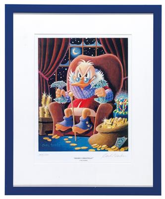 CARL BARKS (1901-2000) "Merry Cristmas" - Plakate, Reklame, Comics, Film- und Fotohistorika