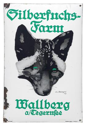 SILBERFUCHS-FARM WALLBERG/TEGERNSEE - Posters, Advertising Art, Comics, Film and Photohistory