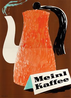 WELSER Fritz "Meinl Kaffee" - Plakáty, Komiksy a komiksové umění