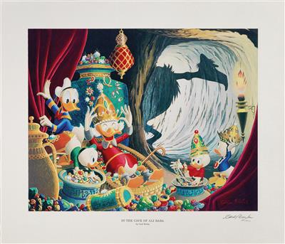 CARL BARKS (1901-2000) "In The Cave of Ali Baba" - Plakate, Reklame, Comics, Film- und Fotohistorika