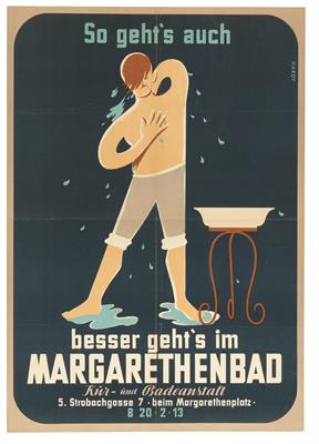 HARDY "Margarethenbad" - Manifesti e insegne pubblicitarie, fumetti, storia del cinema e della fotografia