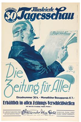 R. ASSMANN "Illustrierte Tagesschau" - Posters, Advertising Art, Comics, Film and Photohistory