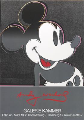 WARHOL Andy "Mickey Mouse" - Plakáty, Komiksy a komiksové umění