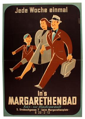 MARGARETHENBAD - Plakate und Reklame