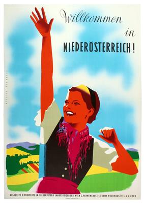 WILLKOMMEN IN NIEDERÖSTERREICH - Plakate und Reklame