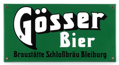 GÖSSER BIER - Braustätte Schloßbräu Bleiburg - Manifesti e insegne pubblicitarie