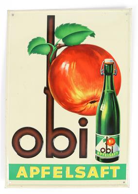 OBI APFELSAFT - Reklame und Plakate