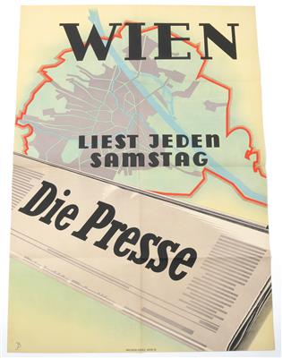 WIEN LIEST JEDEN SAMSTAG DIE PRESSE - Manifesti e insegne pubblicitarie