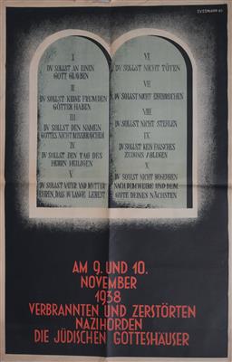 AM 9. UND 10. NOVEMBER 1938..... - Plakate und Reklame