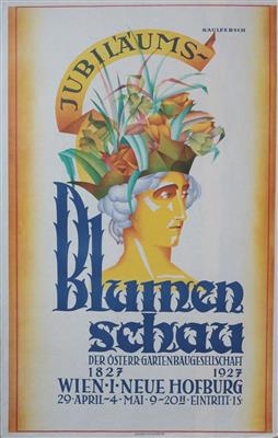 BLUMENSCHAU 1927 - Posters and Advertising Art