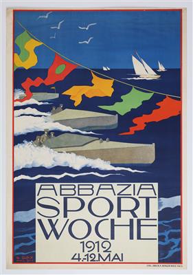 ABBAZIA SPORTWOCHE 1912 - Plakate und Reklame