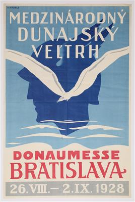 DONAUMESSE BRATISLAVA 1928 - Plakáty a reklama