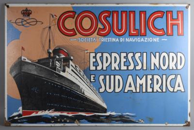 COSULICH - ESPRESSI NORD E SUD AMERICA - Plakate & Reklame