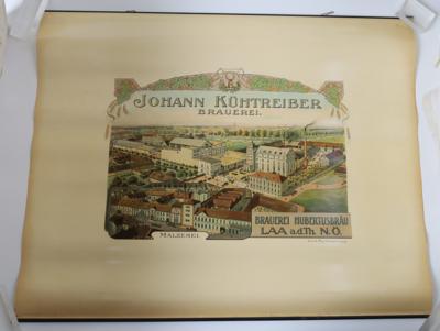 JOHANN KÜHTREIBER BRAUEREI - HUBERTUSBRÄU LAA a. d. THAYA - Plakate & Reklame