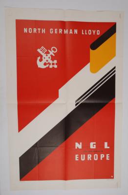 NORTH GERMAN LLOYD - Manifesti e insegne pubblicitarie